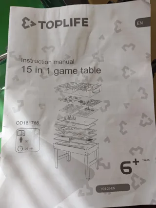 Mesa multijuegos: futbolín, billar y más