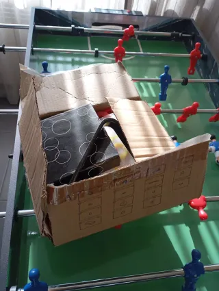 Mesa multijuegos: futbolín, billar y más