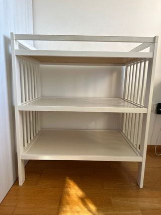 Cambiador bebé blanco