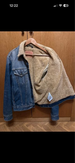 Chaqueta Levi's borrego azul