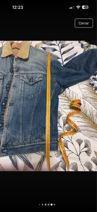 Chaqueta Levi's borrego azul