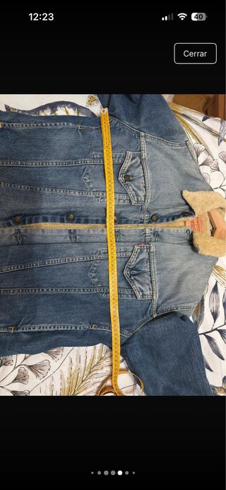 Chaqueta Levi's borrego azul