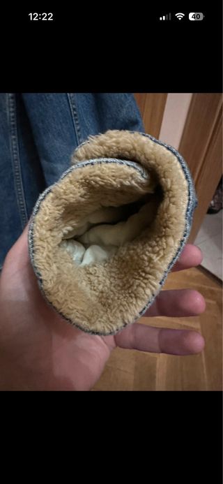 Chaqueta Levi's borrego azul