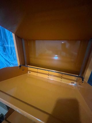 Zapatero Metálico Naranja