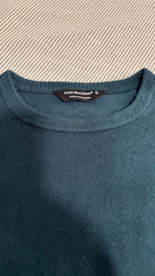 Jersey azul verdoso talla S