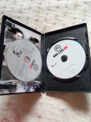 FIFA 08 y NBA Live 08 NUEVOS PC DVD 2en1