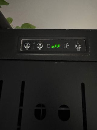 Estufa de pellets roja