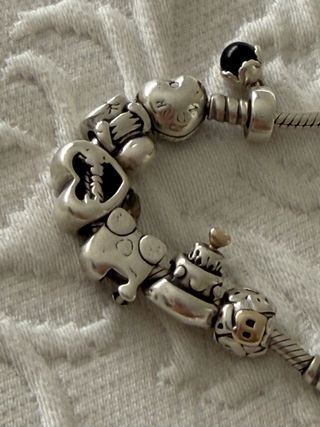 Pulsera Pandora con 6 charms