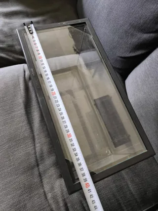 Acuario pecera 20L con tapa cristal 40x20cm