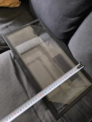 Acuario pecera 20L con tapa cristal 40x20cm