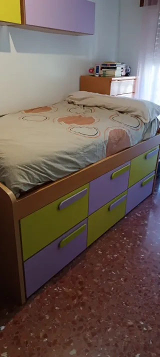 Cama juvenil 6 cajones