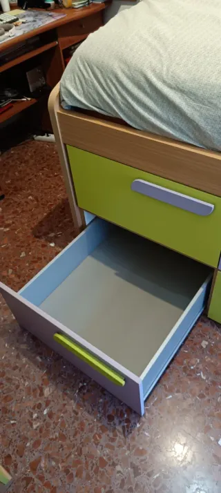 Cama juvenil 6 cajones