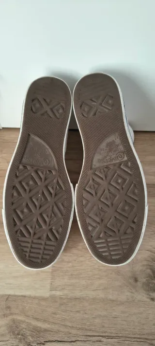 Converse con plataforma talla 41 color blanco