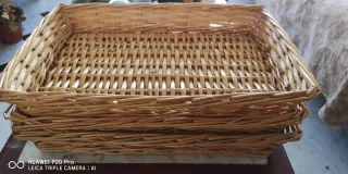 Lote 6 cestas mimbre grandes