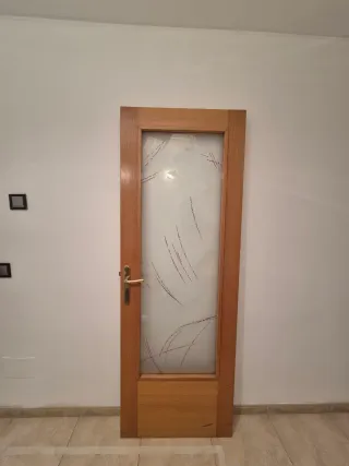 Lote 2 puertas de interior madera