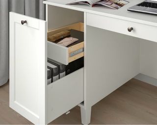 Escritorio blanco madera