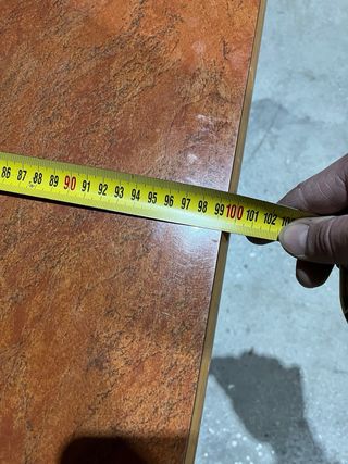 Mesa plegable salón caravana