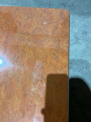 Mesa plegable salón caravana