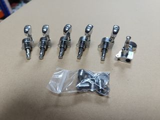 Clavijas vintage 6 en linea guitarra eléctrica