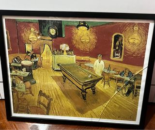 Cuadro Terraza de café por la noche Van Gogh.