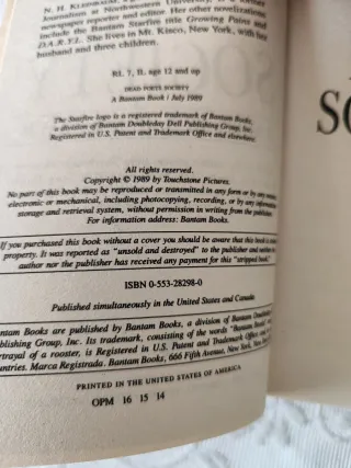 Dead Poets Society A Novel