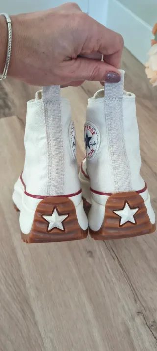 Converse Run Star Hike blancas talla 40