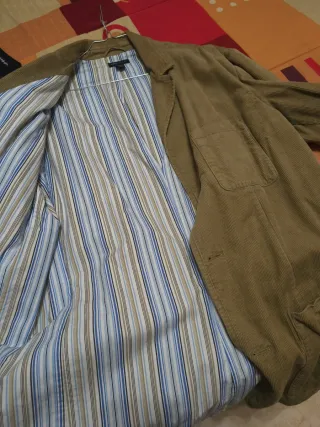 Chaqueta Pana H&M Caballero Talla XL