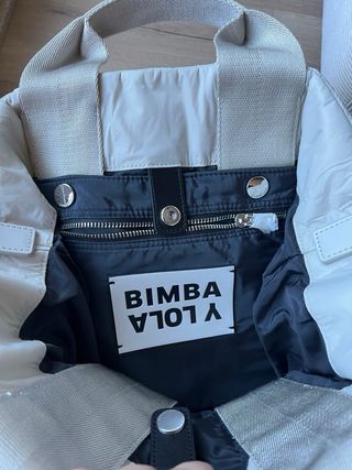 Bolso shopper Bimba y Lola beige