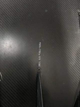 Tabla surf carbono AVISO