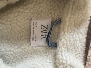 Chaqueta vaquera Zara con borrego Talla S