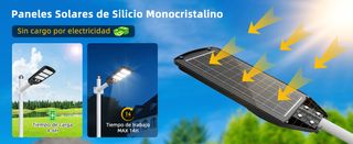 Farola Solar 150W con Mando y Sensor