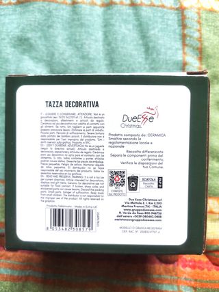 Tazza natalizia decorazione