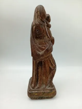 Antigua Figura religiosa madera