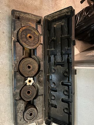 Pesas Gimnasio Maletín varios kg