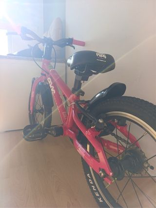 Bicicleta Frog 38 niña rosa