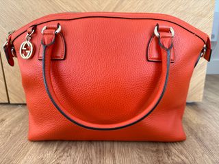 Bolso Gucci Naranja Piel