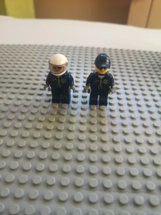 Camión Policía Lego con Helicóptero