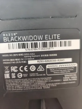 Teclado Razer Blackwidow Elite Gaming