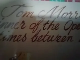 Cuadro Vintage Golf, homenaje a Tom Morris st. And