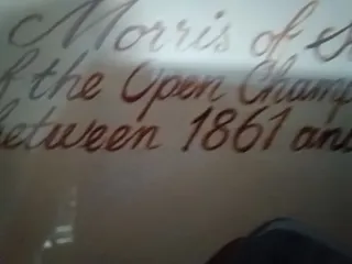 Cuadro Vintage Golf, homenaje a Tom Morris st. And