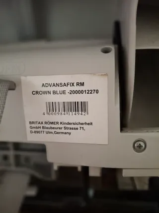 Silla coche Romer Isofix G.1-2-3