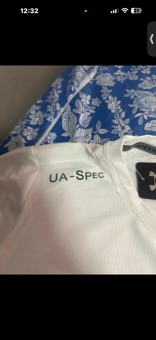 Conjunto Under Armour M Blanco y Azul Marino