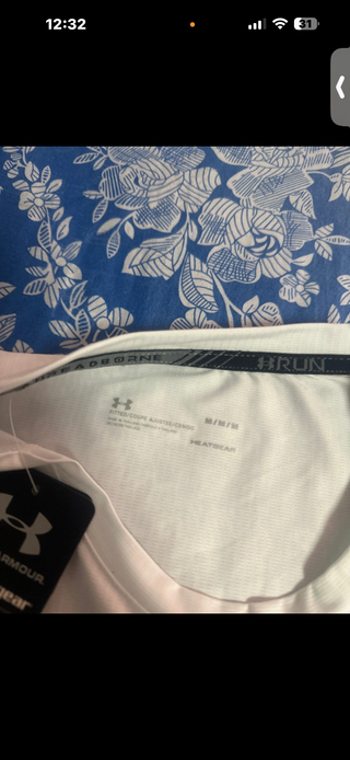 Conjunto Under Armour M Blanco y Azul Marino