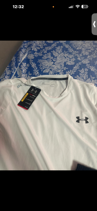 Conjunto Under Armour M Blanco y Azul Marino