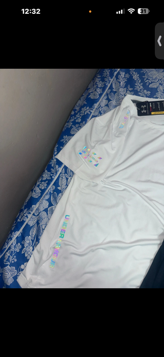 Conjunto Under Armour M Blanco y Azul Marino