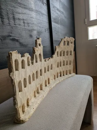 Decoración Acuario Coliseo Romano Grande