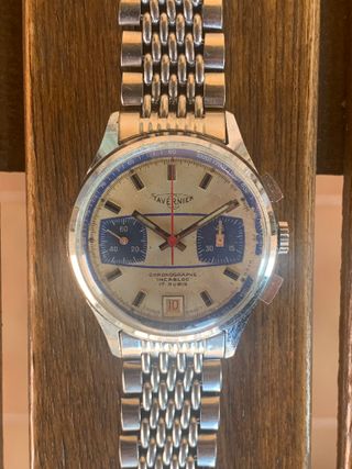 Reloj Tavernier Cronógrafo Vintage Valjoux 7734