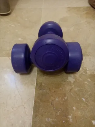 Mancuernas 1kg Moradas