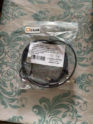 Cable Antirrobo portátil L-Link Negro