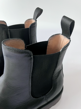 Stivaletto Chelsea Elvis Pelle Nero